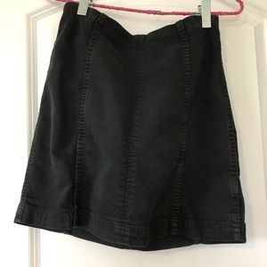 Free People Black Skirt
